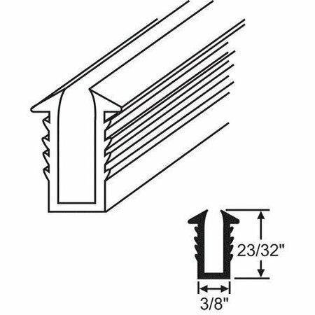 STRYBUC Black Glazing Channel 67-35